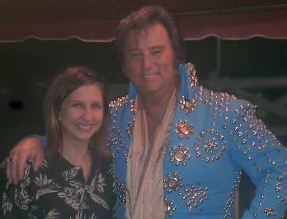 Christina with Elvis tribute artist Keith Henderson